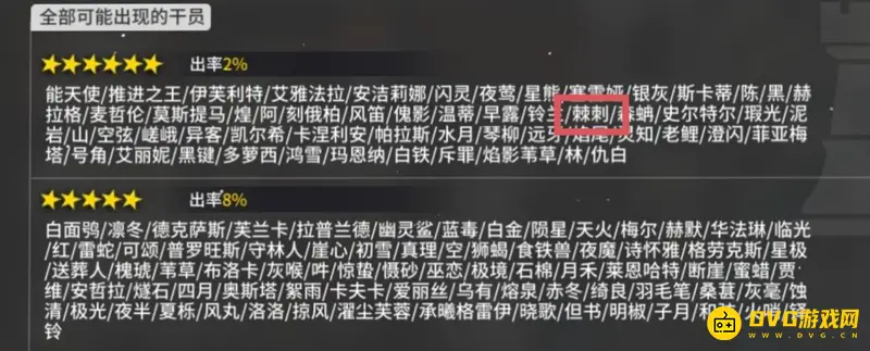 《明日方舟》棘刺干员介绍