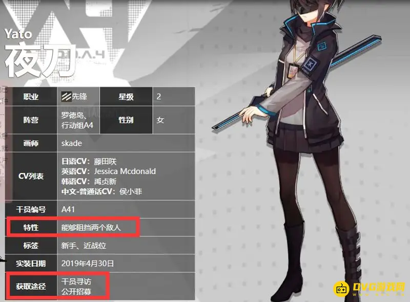 《明日方舟》尖兵干员一览