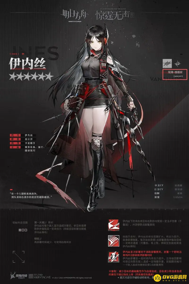 《明日方舟》情报官一览