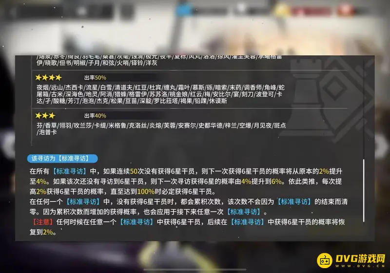 《明日方舟》六星干员概率解析-70抽不出六星概率详解