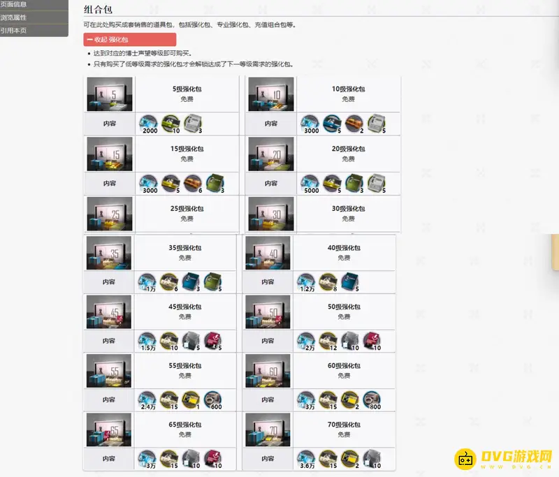《明日方舟》组合包最高可领70级