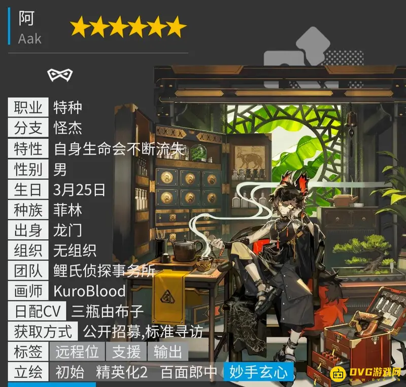 《明日方舟》六星干员总览