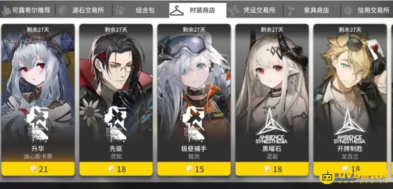 《明日方舟》动态皮肤价格详解