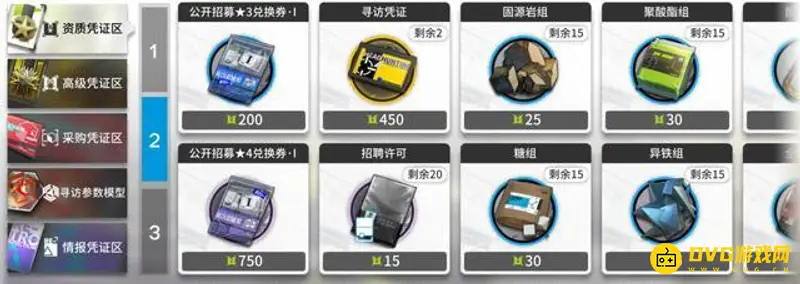 《明日方舟》资质凭证消耗详解
