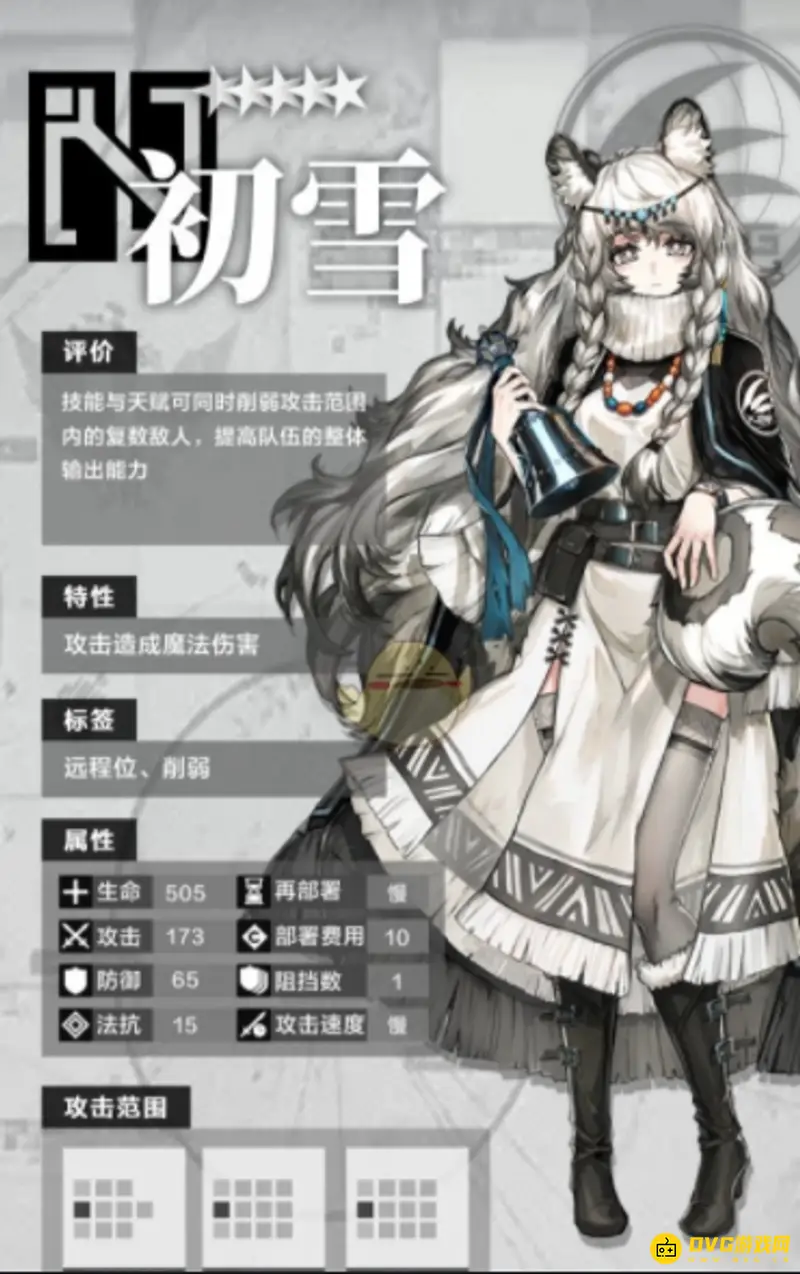 《明日方舟》特种初雪强度与泛用性分析
