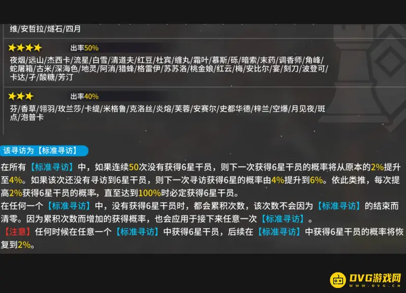 《明日方舟》保底机制解析