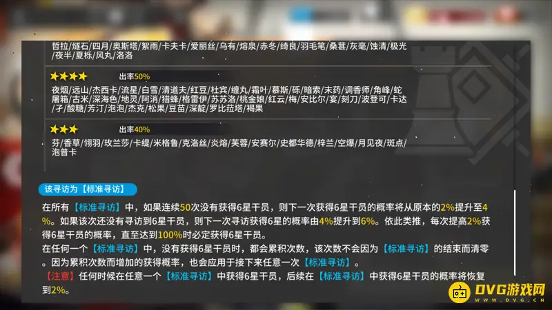 《明日方舟》大保底抽卡机制详解