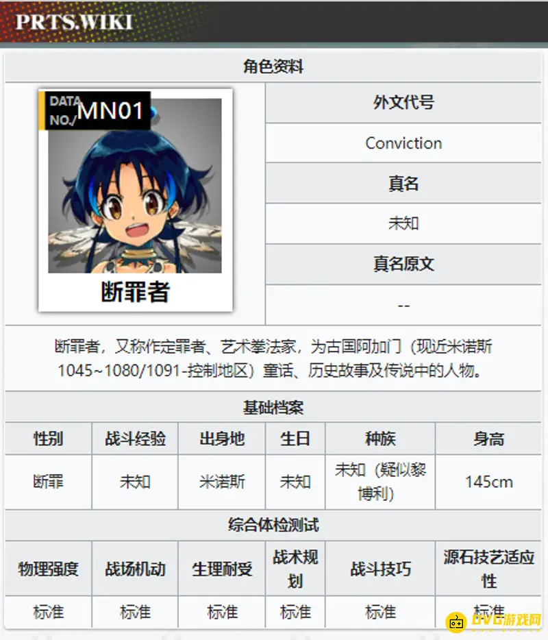 《明日方舟》断罪朋友皮肤介绍-Conviction皮肤解析