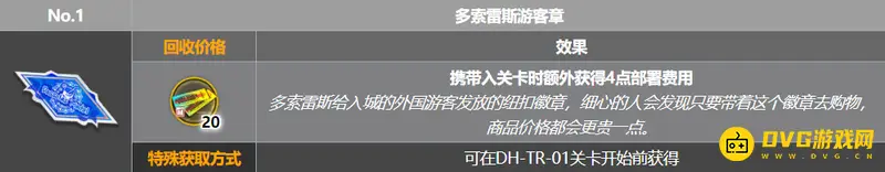《明日方舟》稀有度3标志物一览