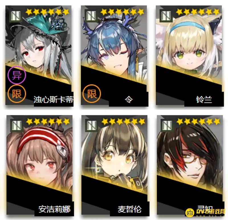《明日方舟》2022年全6星干员名单一览