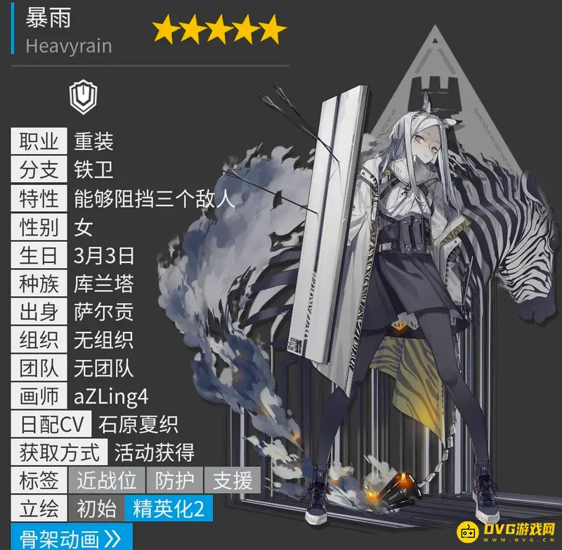 《明日方舟》铁卫一览