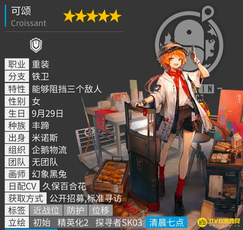 《明日方舟》铁卫一览