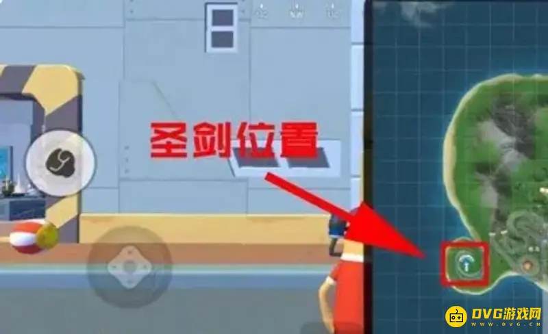 《香肠派对》圣剑与魔刀位置详解-训练场与神秘地点分布