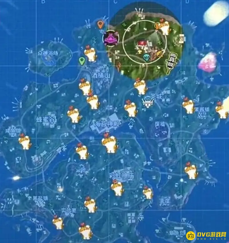 《香肠派对》年兽刷新点详解