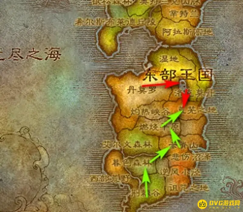 《魔兽世界》半边等式荒芜之地位置详解