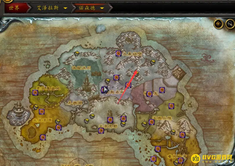 《魔兽世界》丹尼芬雷位置详解