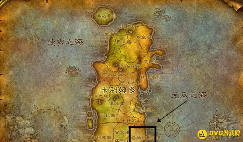 《魔兽世界》加基森位置详解