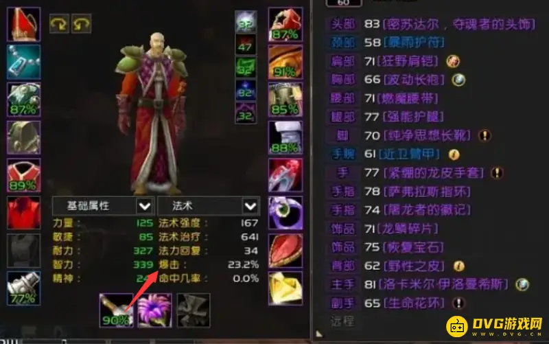 《魔兽世界》的奶骑属性选择