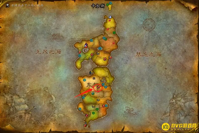 魔兽世界卡加斯位置详解