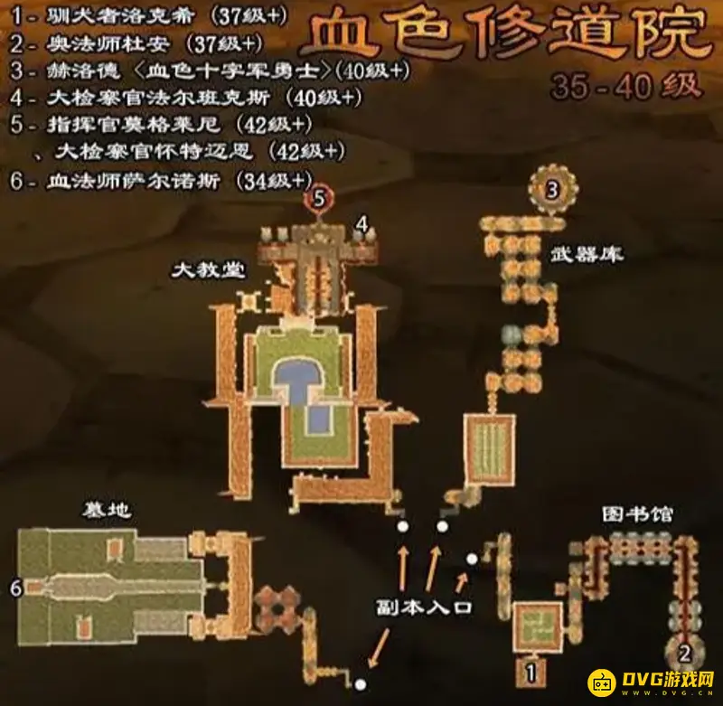 《魔兽世界》血色墓地位置详解