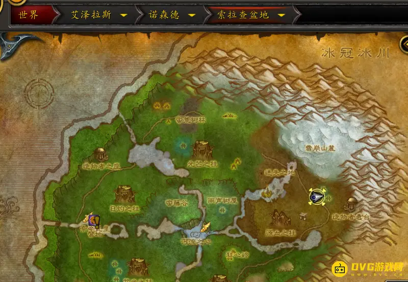 《魔兽世界》苔行村位置详解
