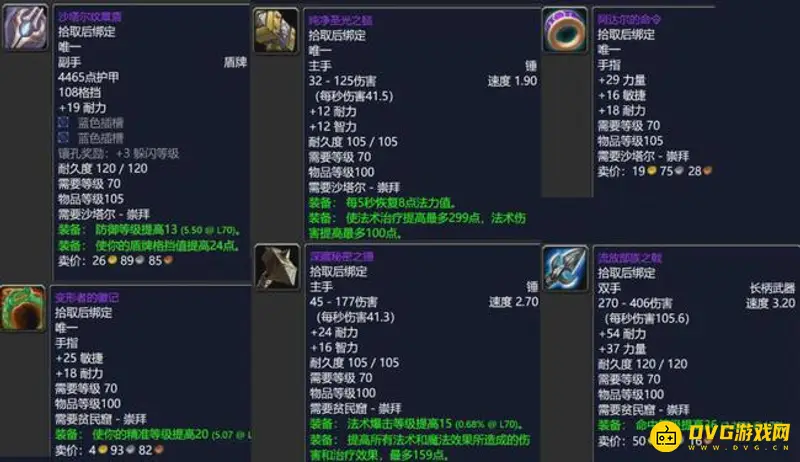 《魔兽世界》TBC五大声望奖励详解