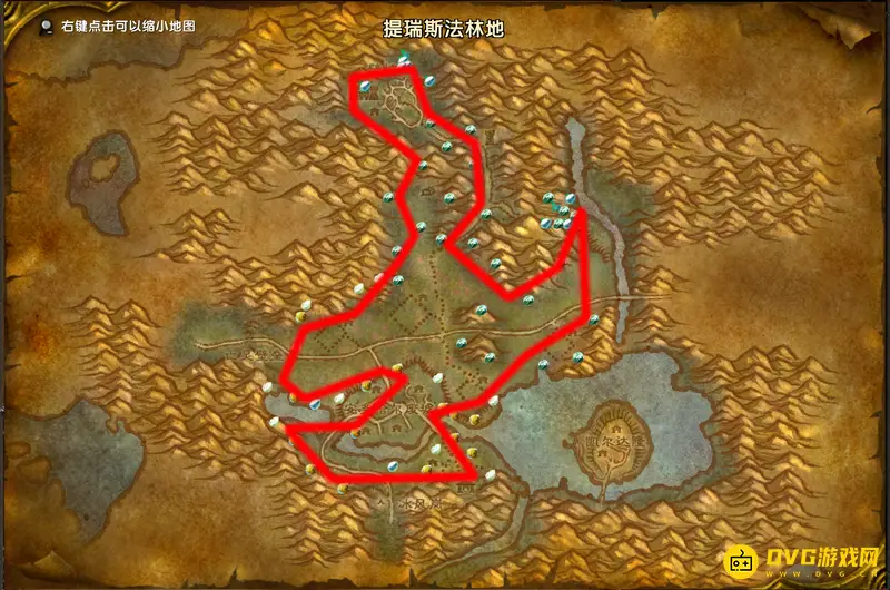 《魔兽世界》WLK采矿路线图