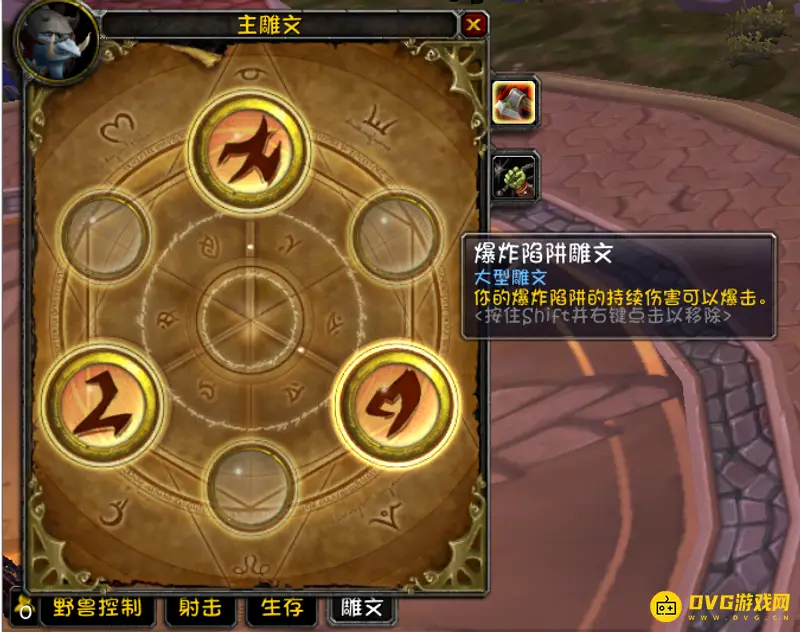 魔兽世界80级猎人雕文选择