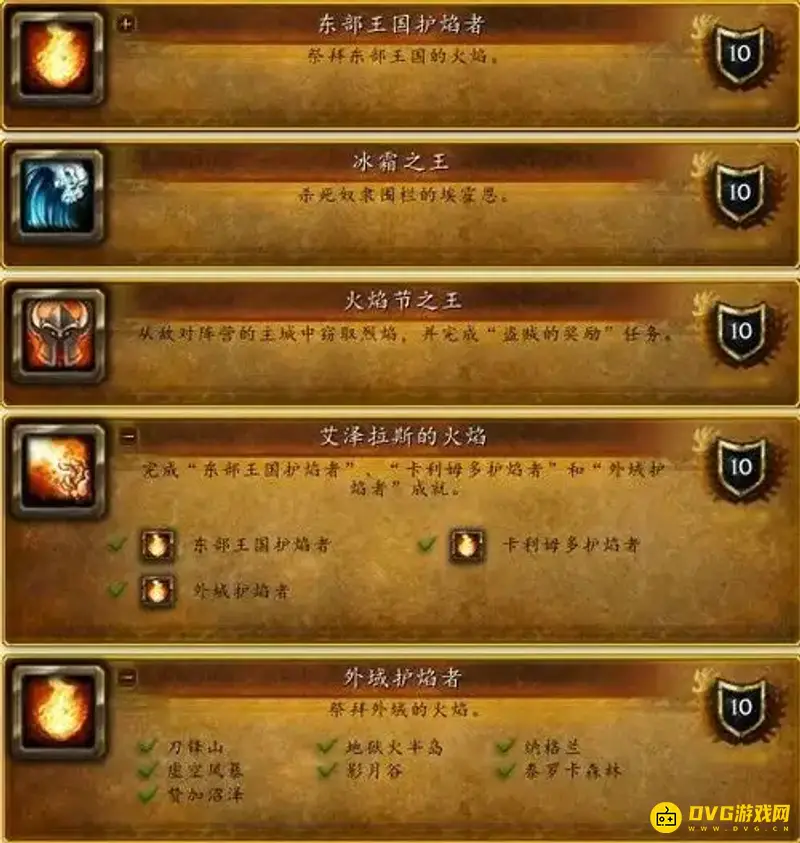 《魔兽世界》成就系统起源
