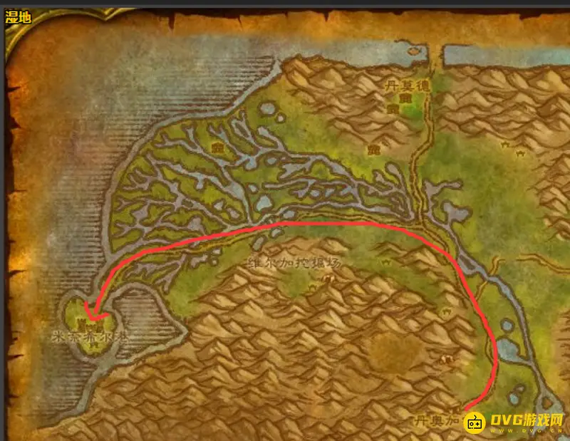 魔兽世界暴风城到湿地路线详解