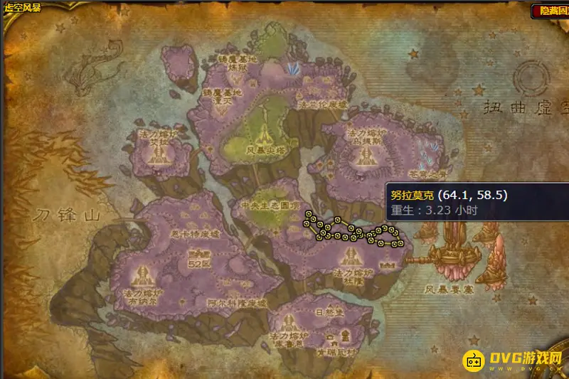 《魔兽世界》努拉莫克刷新地点详解