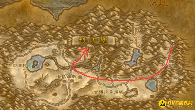 魔兽世界奥伯丁到暴风城路线详解