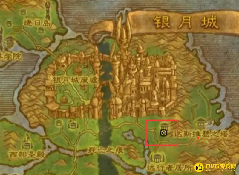 魔兽世界银月城骑术训练师位置详解