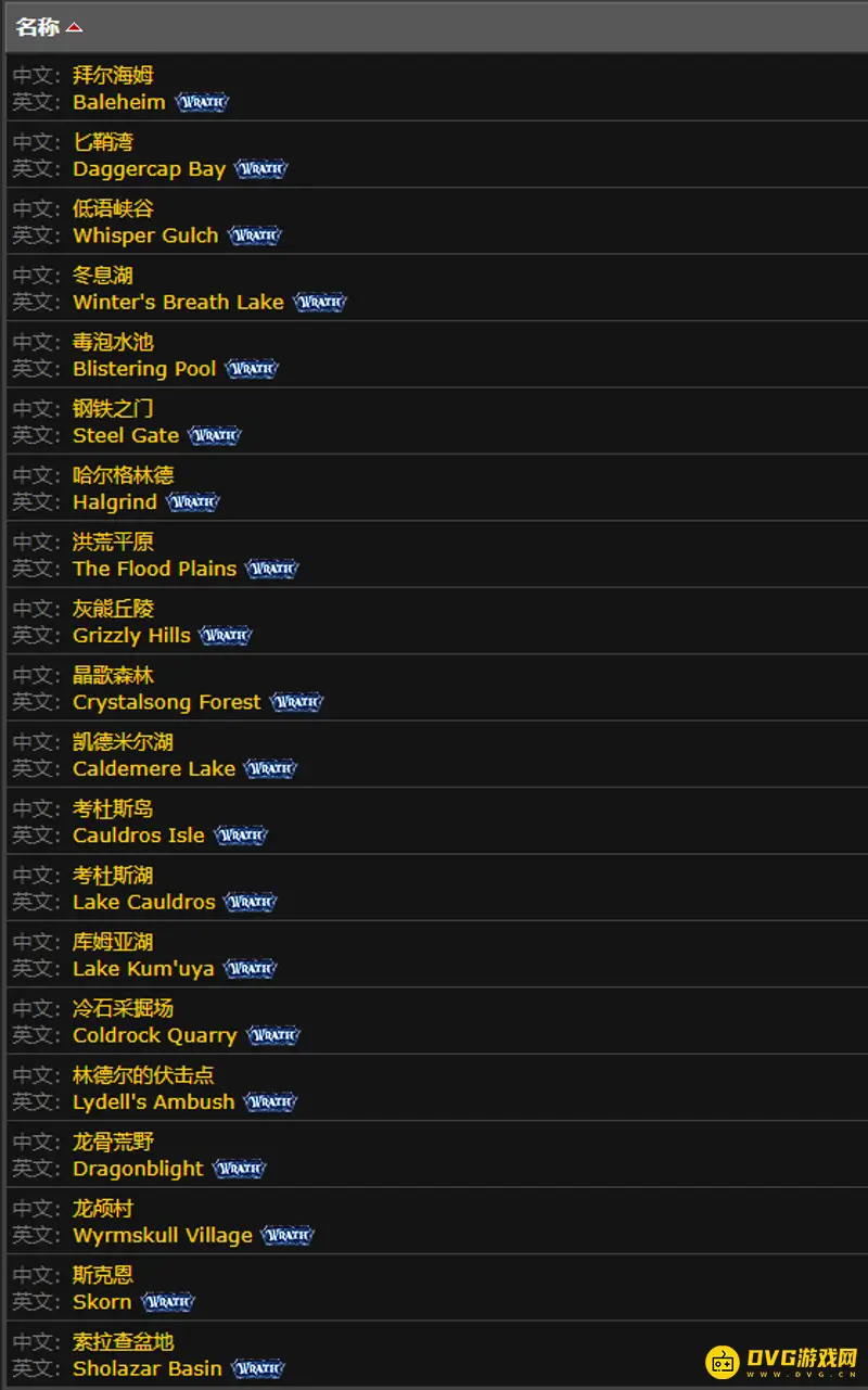 《魔兽世界》亚口鱼钓点详解