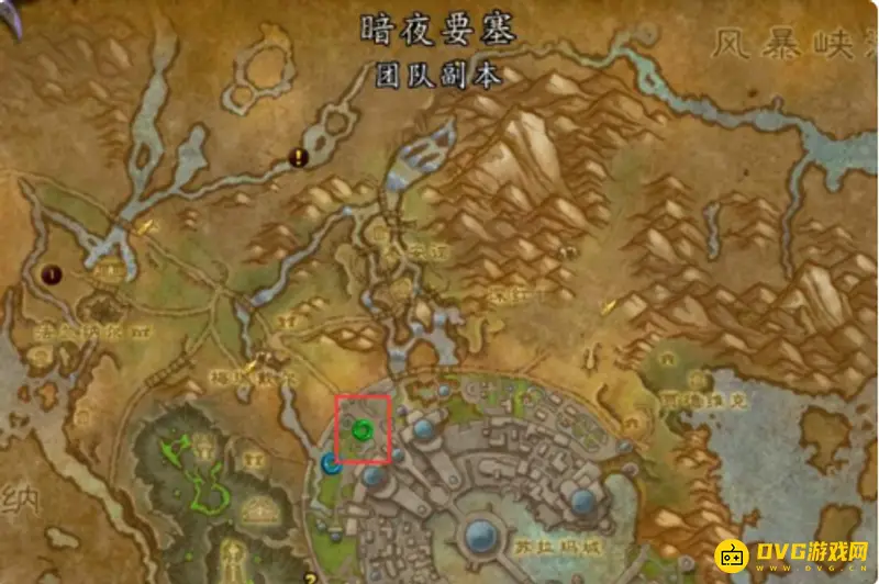 《魔兽世界》暗夜要塞入口