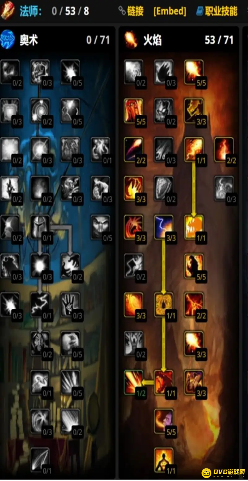 魔兽世界巫妖王之怒法师天赋选择