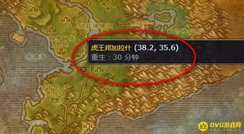魔兽世界虎王位置详解