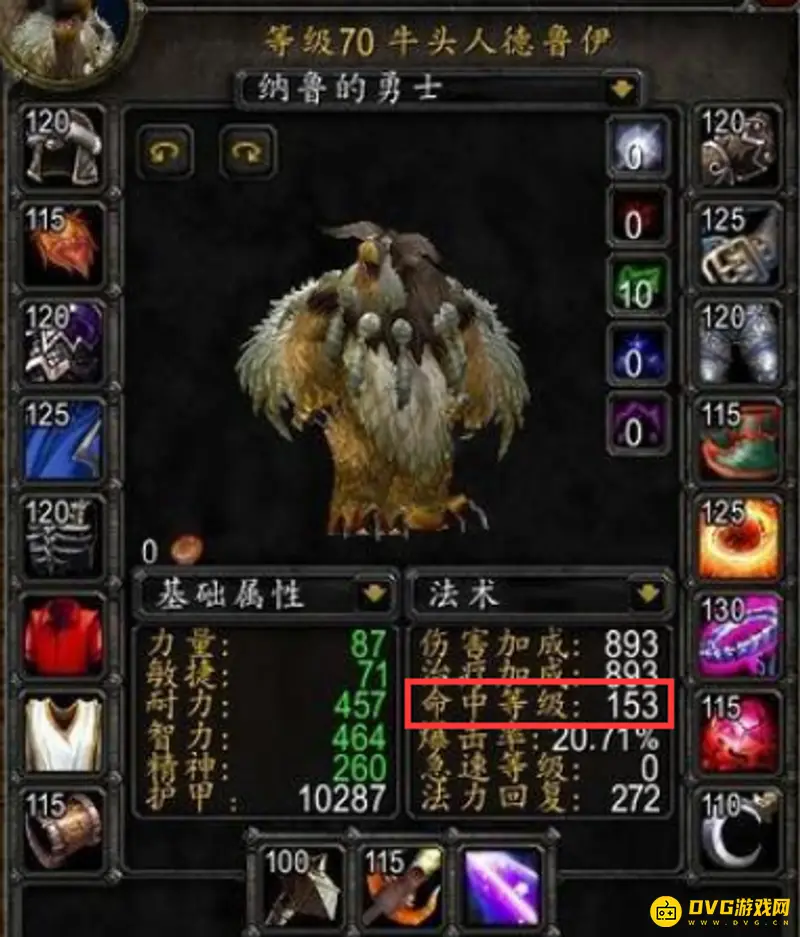 《魔兽世界》鸟德命中需求