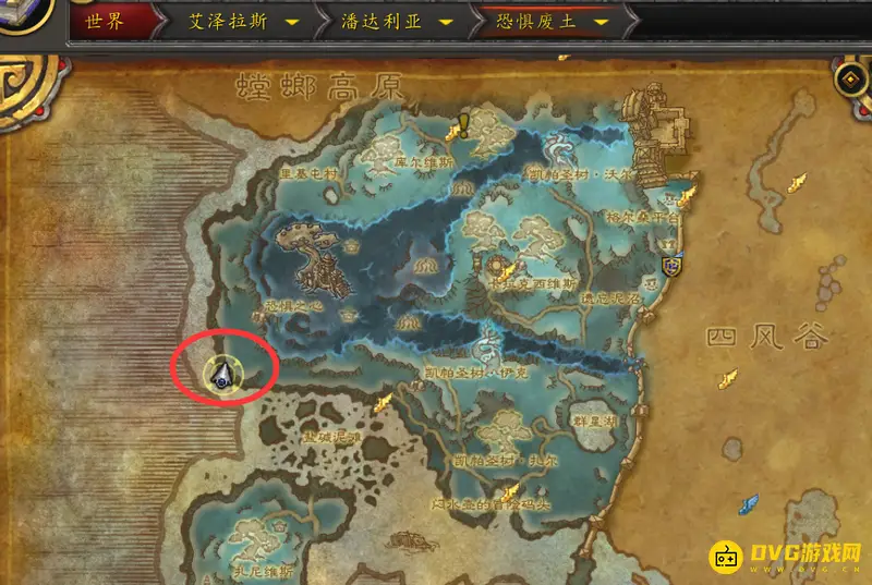 《魔兽世界》的觅血者斯基尔位置详解