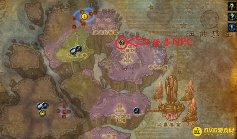 《魔兽世界》达比雷之谜任务接取地点
