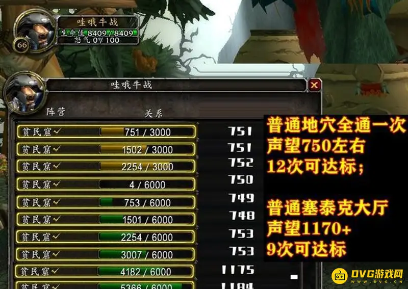 《魔兽世界》平民窟声望冲刺攻略