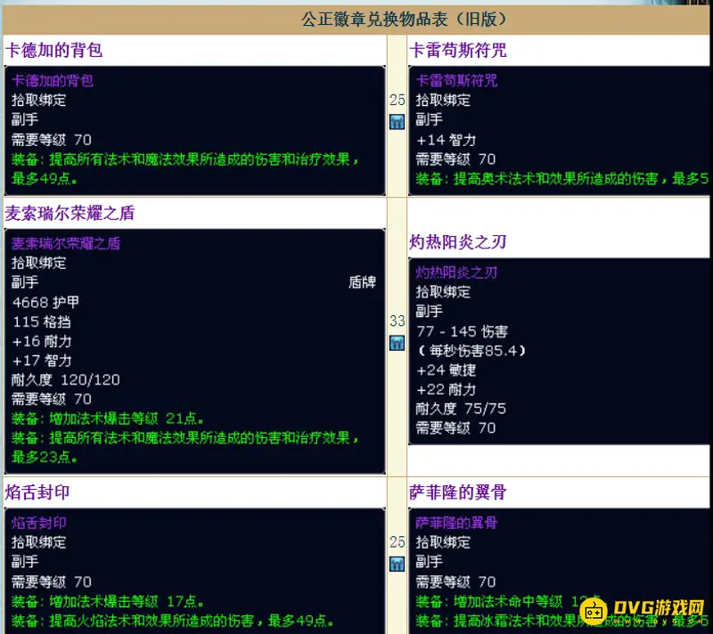 《魔兽世界》TBC公正徽章有什么用-TBC公正徽章兑换指南