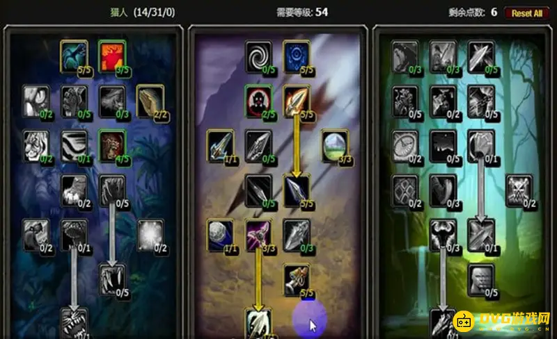 魔兽世界猎人天赋加点推荐