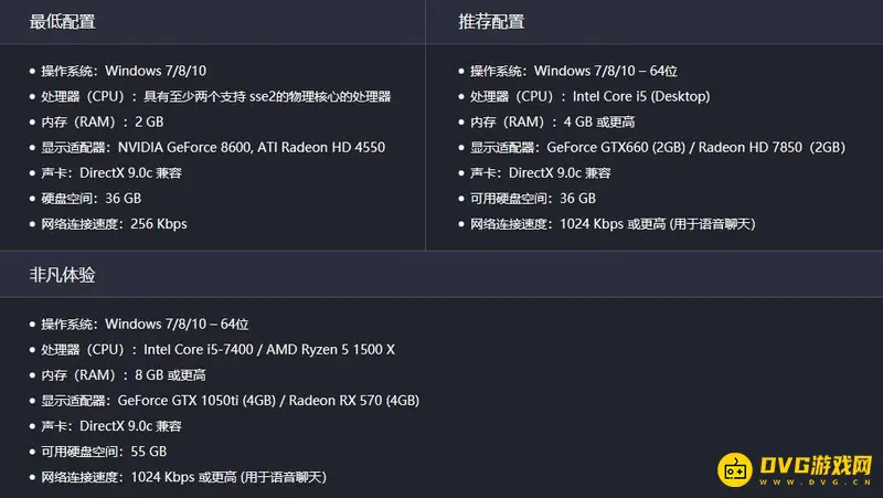 《坦克世界》电脑配置要求解析