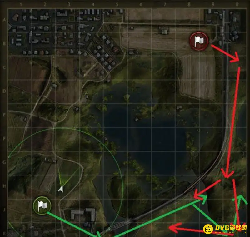 《坦克世界》里夫奥斯克地图玩法