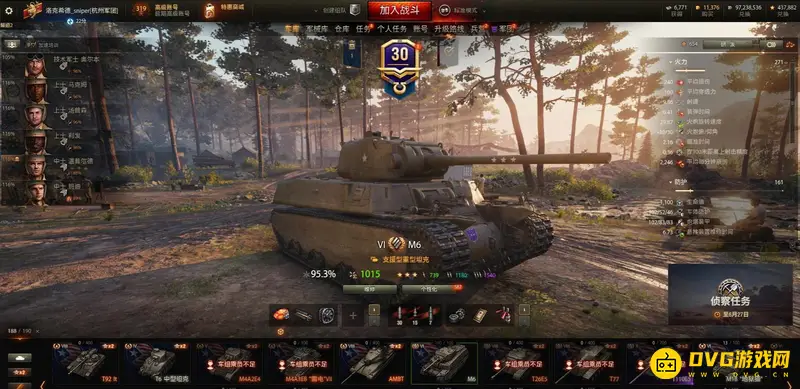 《坦克世界》M6重坦玩法解析-机动与装甲兼备的战场策略