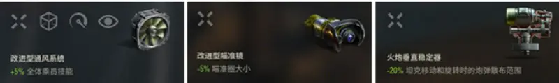 《坦克世界》3A坦克配件推荐