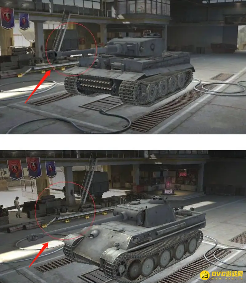 《坦克世界》虎式与豹式对比