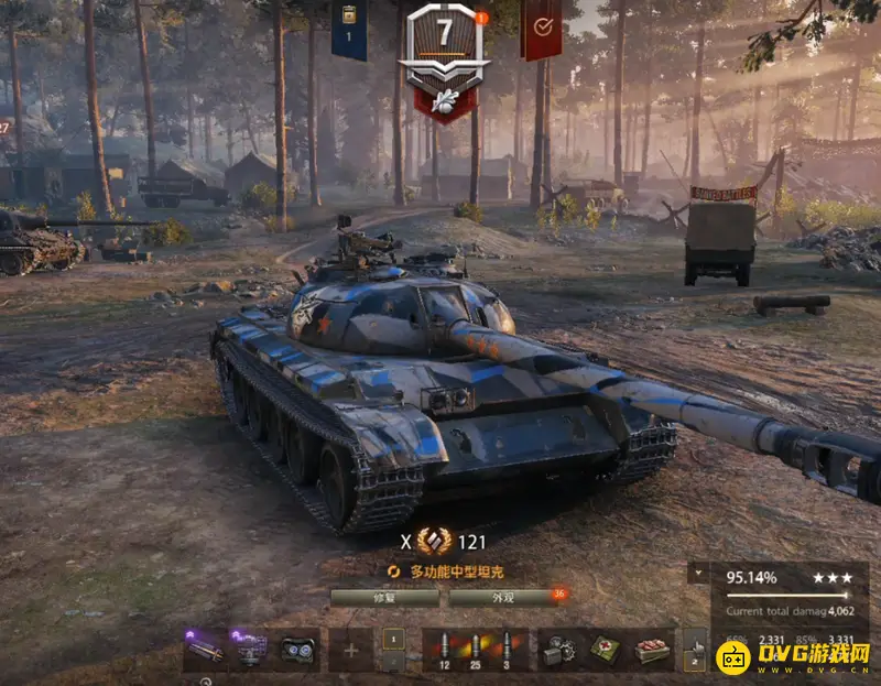 《坦克世界》C级中坦与重坦对比-重坦更具优势