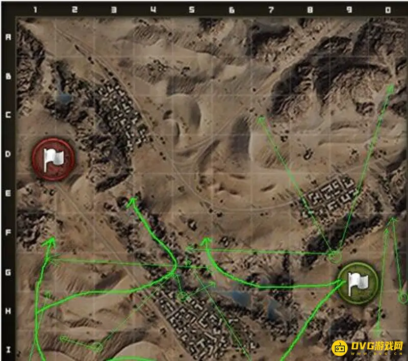 《坦克世界》荒漠小镇地图玩法